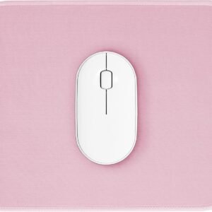 Pink Mouse Pad, Nice and Cute Mouse Pad, Splash-Proof Textured 10.2 x 8.2Inch, Stitched Edge Non-Slip Waterproof Rubber